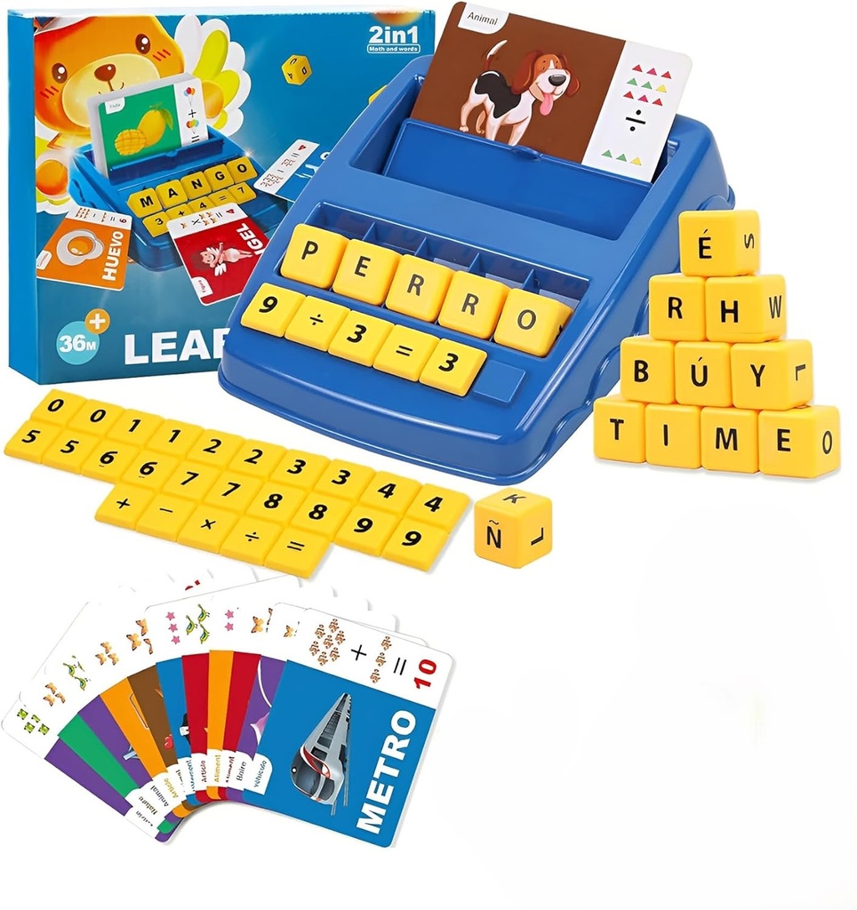 Juego de tarjetas razonamiento alfabético y matemático