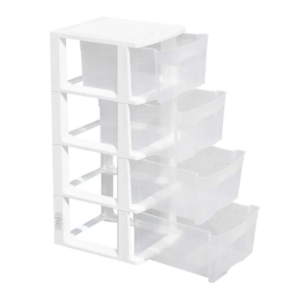 Cajonera 4 niveles plastica