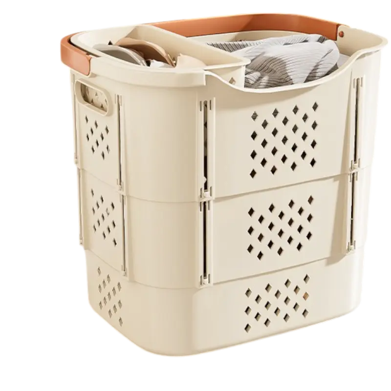 Cesto de ropa 3 niveles portátil
