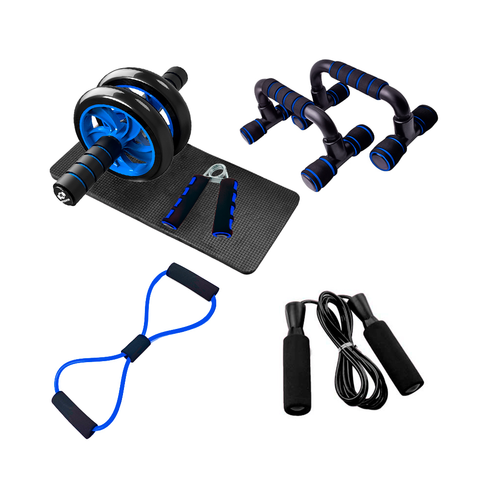 Set 5 en 1 rodillo de entrenamiento y accesorios