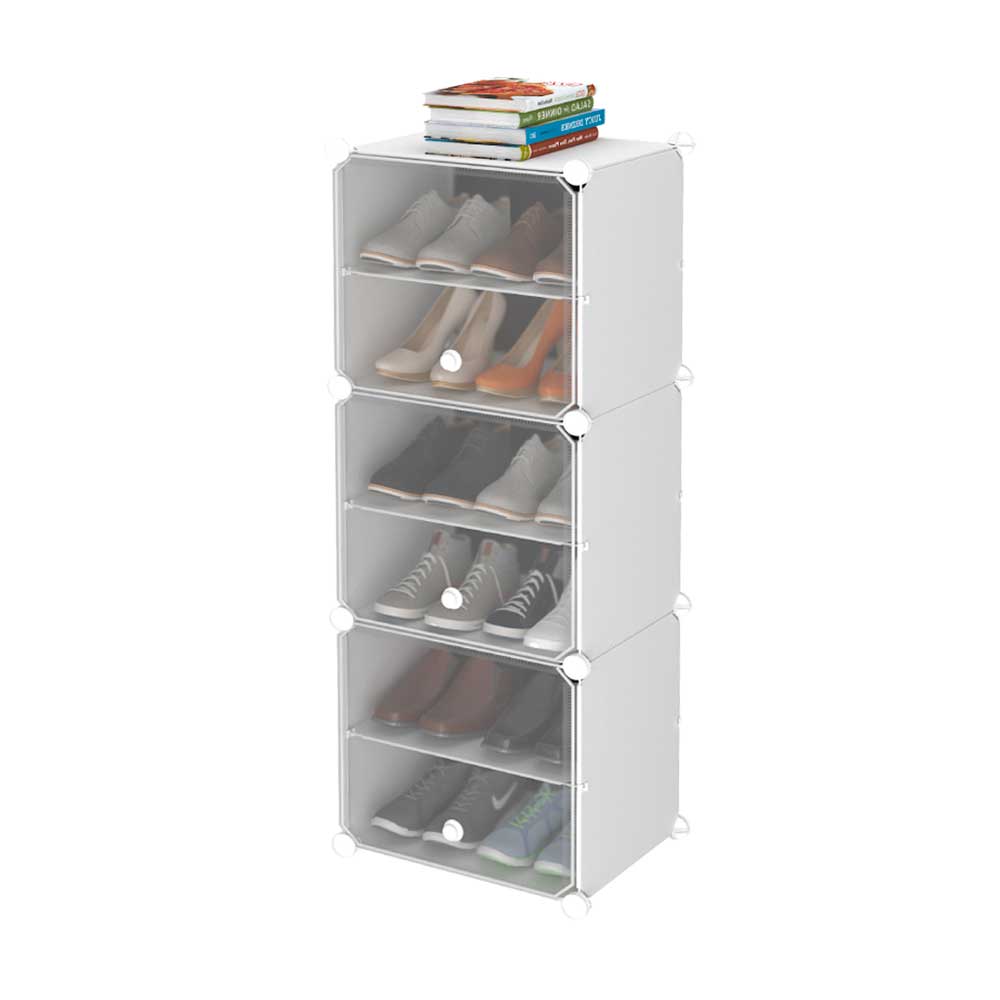 Modular plástico 6 niveles zapatero