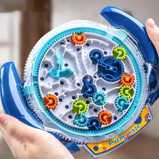 [DSTLABE3D] Laberinto 3D engranajes giratorios y control de gravedad
