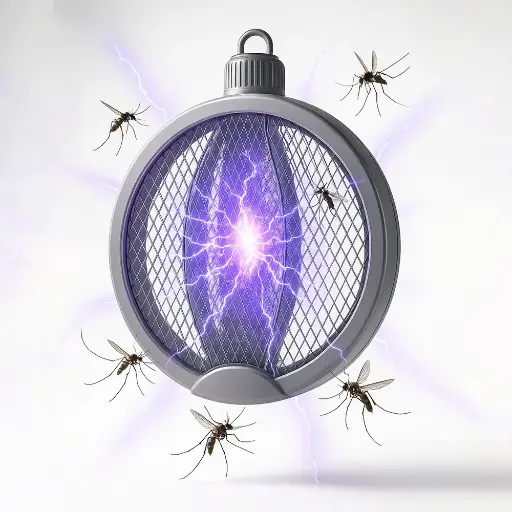 [SHUMATAMOSE] Matamoscas Eléctrico 4-en-1 con Luz Ultravioleta