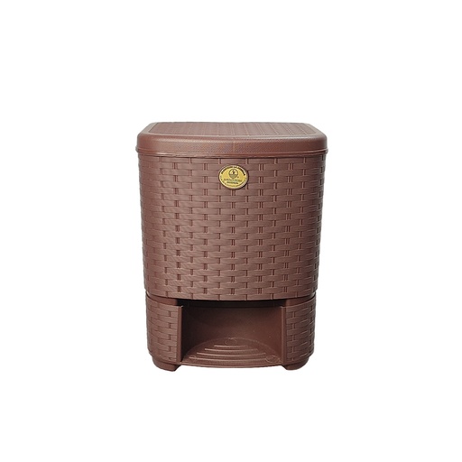 Cesto papelero rattan pedal