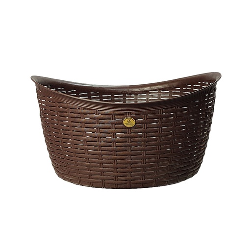 Canasta rattan ovalada