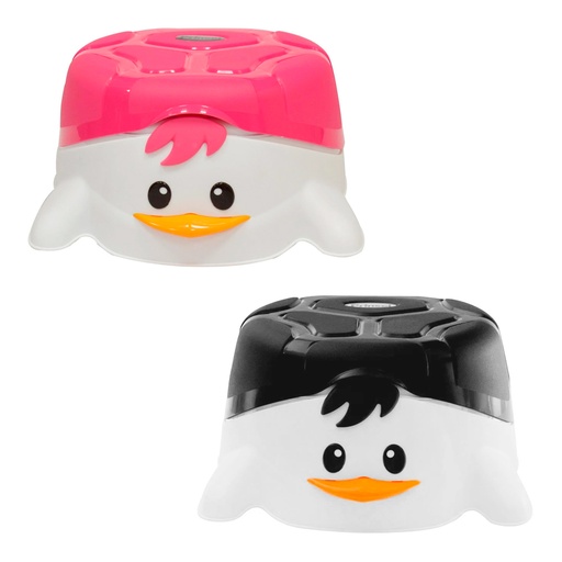Bacinica Banquito Juguetero Pingüino