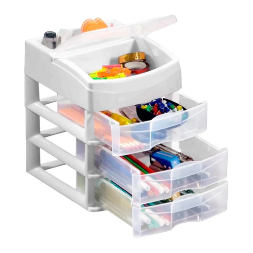 [ITHI333000I] Caja Organizadora 3 Cajones y Compartimiento