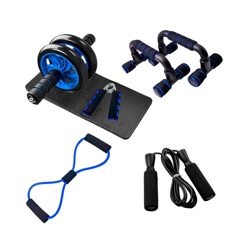 Set 5 en 1 rodillo de entrenamiento y accesorios