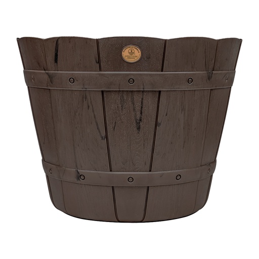 Maceta madera redonda