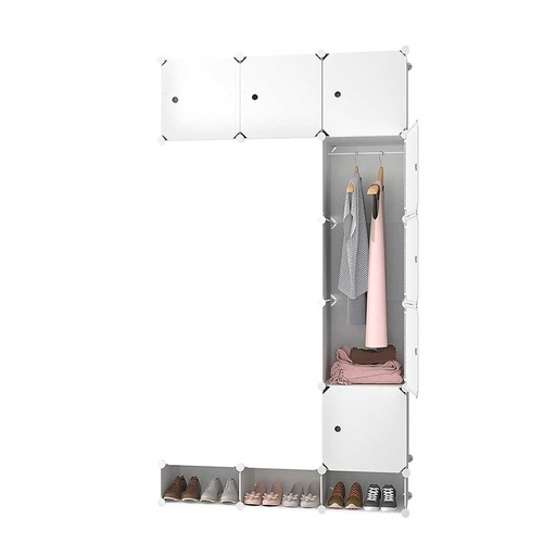 Modular plástico extensión de ropero