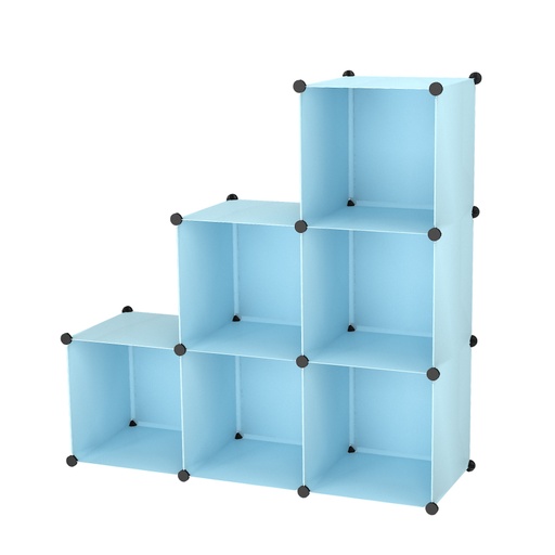 Modular plástico 6 cubos juguetero