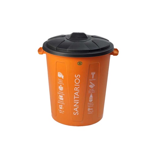 Practibote con tapa eco 50 L
