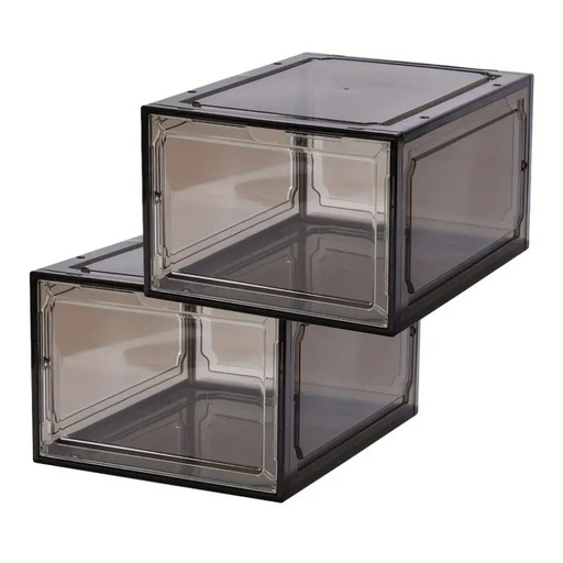 Caja zapatera de acrílico tapa magnética