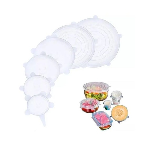 Tapas elásticas de silicón