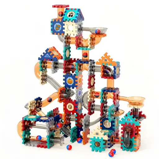 [DSTCONCANI] Set de construcción pista de canicas