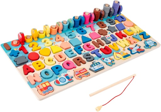 [DSTMOFLETRAS] Juego educativo numeros letras multicolor