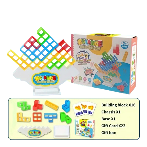 [DSTMOFEQUI02] Juego de equilibrio piezas tipo tetris