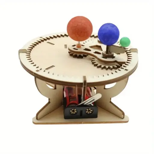 [DSTCONMDF02] Rompecabezas DIY madera planetas