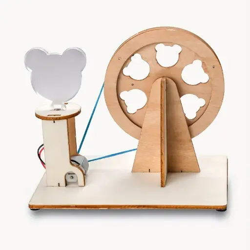 [DSTCONMDF08] Rompecabezas DIY madera generador destellos