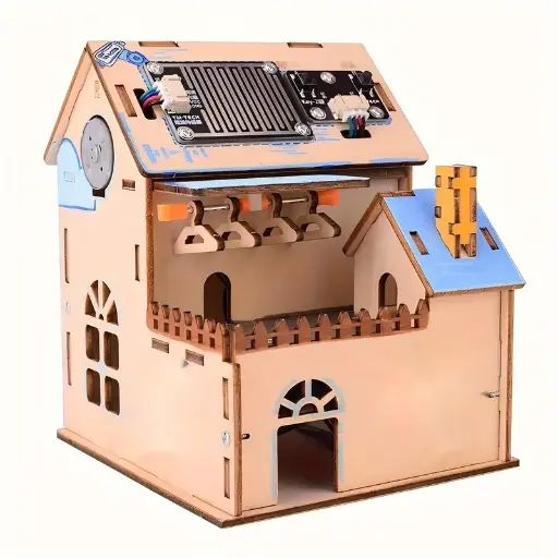 [DSTCONCASI] Rompecabezas DIY madera casita interactiva